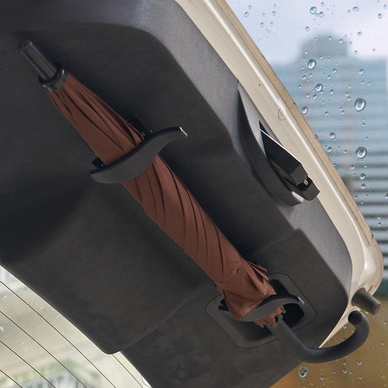 Car Trunk Hooks – 2 Pack Universal Car Seat Back & Trunk Storage Organizer Clips for Umbrellas, Shopping Bags, or Gear - Image 4